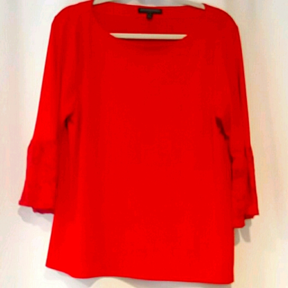 Red Banana Republic Size L Lace Sleeve Blouse